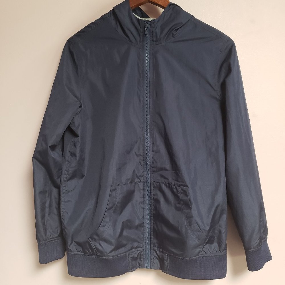 OLD NAVY Women's Navy Blue Windbreaker  Jacket - Size XL (14/16) - Pre-Owned
